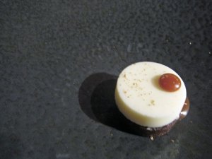 Chocolate with Yoghurt and Cumin Caramel